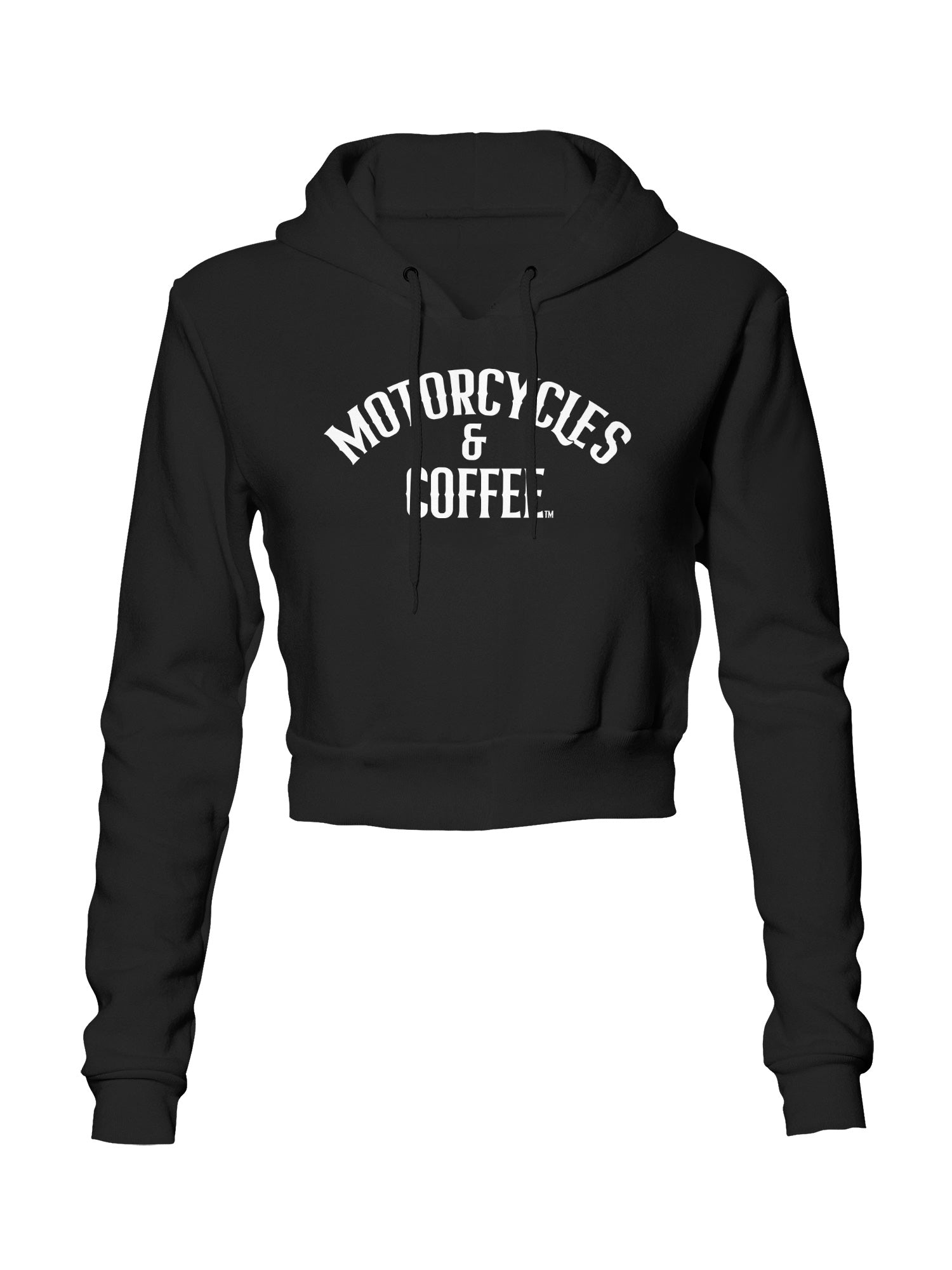Cafe - Ladies Crop Hoodie