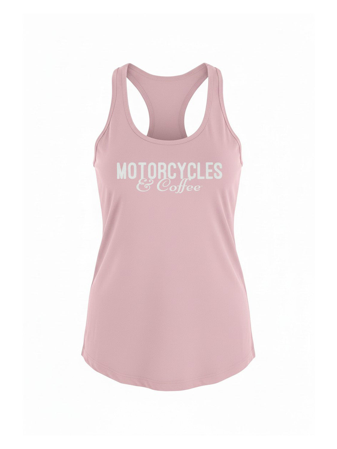 Motorcycles and Coffee "Clean" - Ladies Racerback Tank