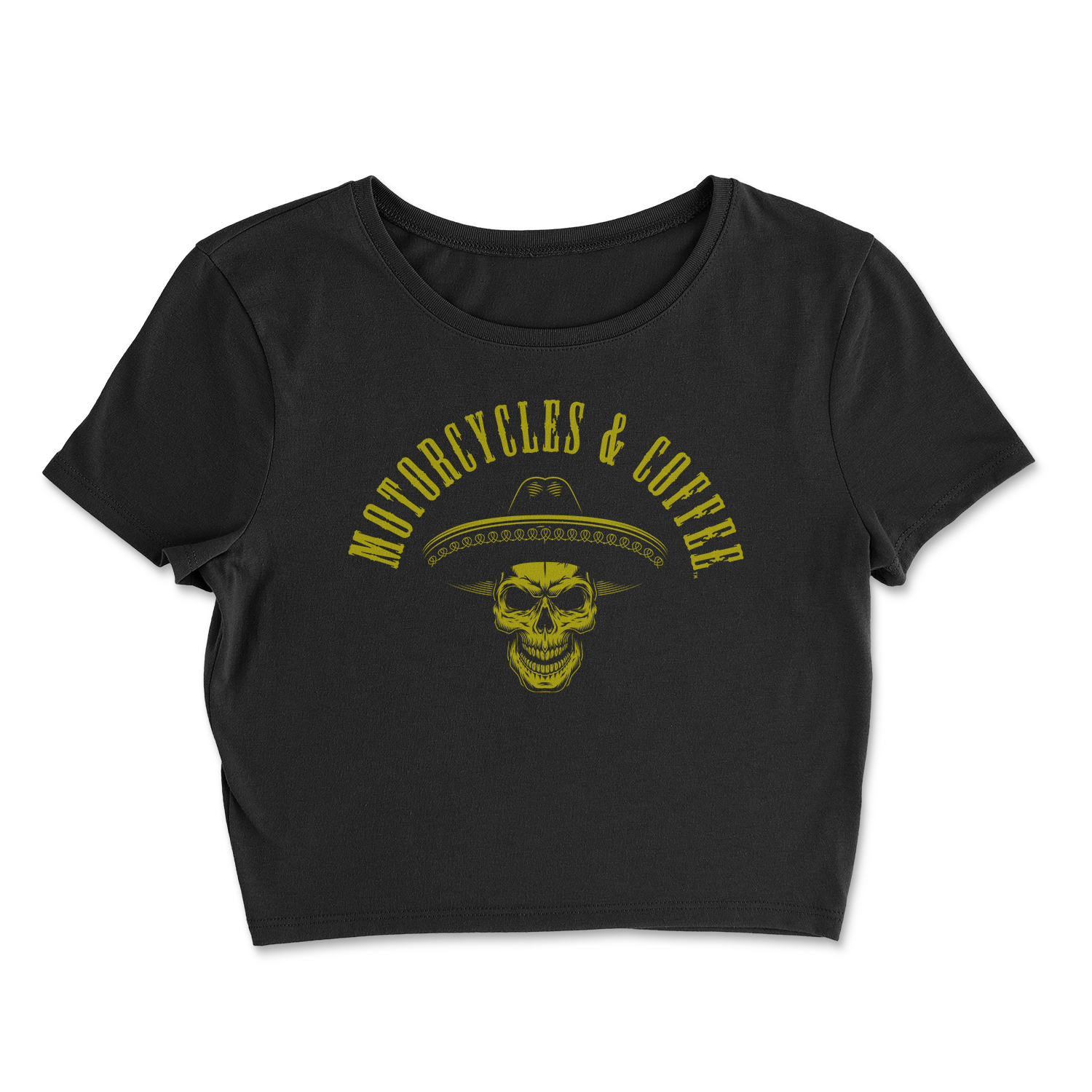 Whether you're cruising the coast or hitting a rally, this lady rider crop top brings breathable comfort and effortless biker style.