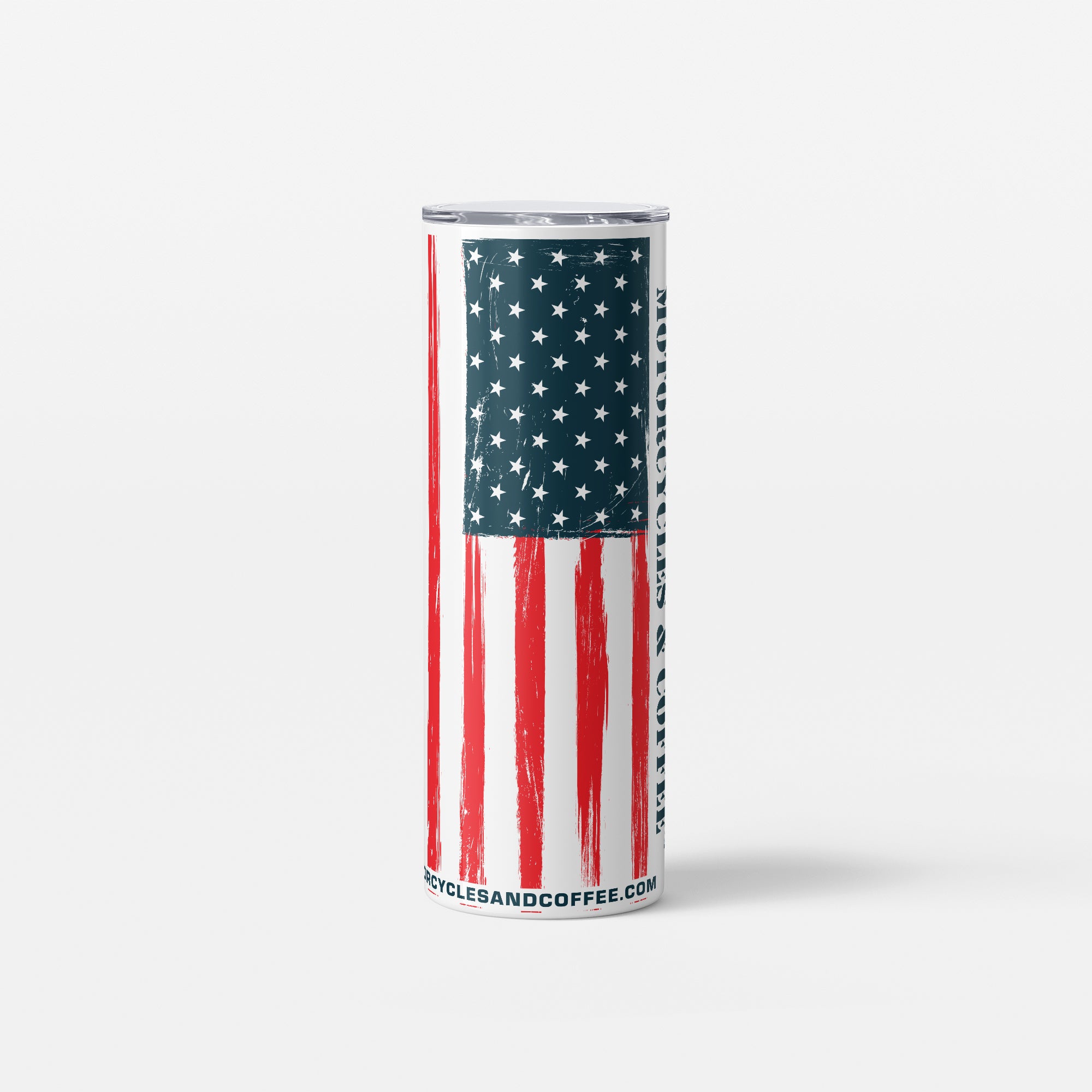 Skinny Tumbler - Distressed Flag - Color