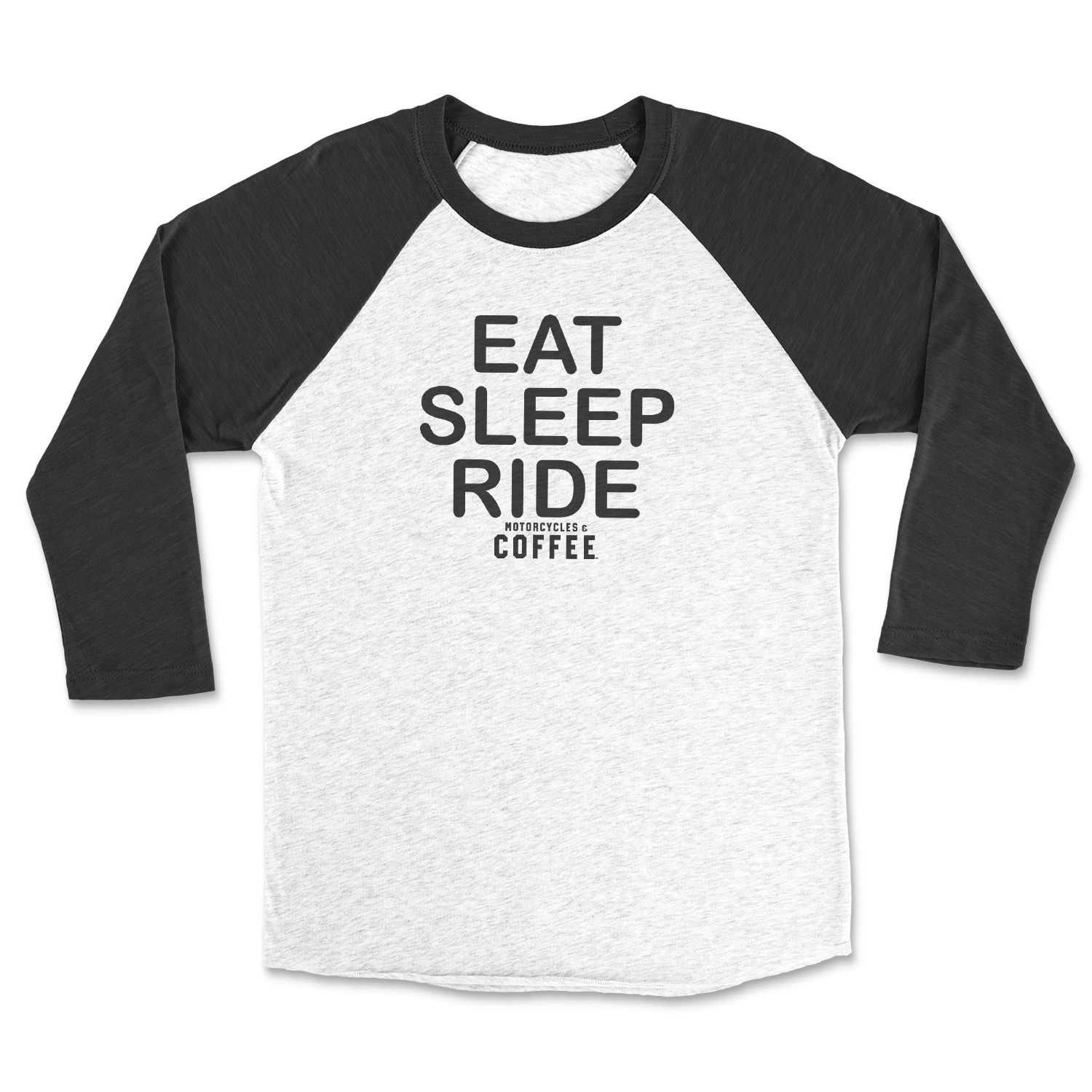 Eat Sleep Ride - Raglan 3/4 Shirt