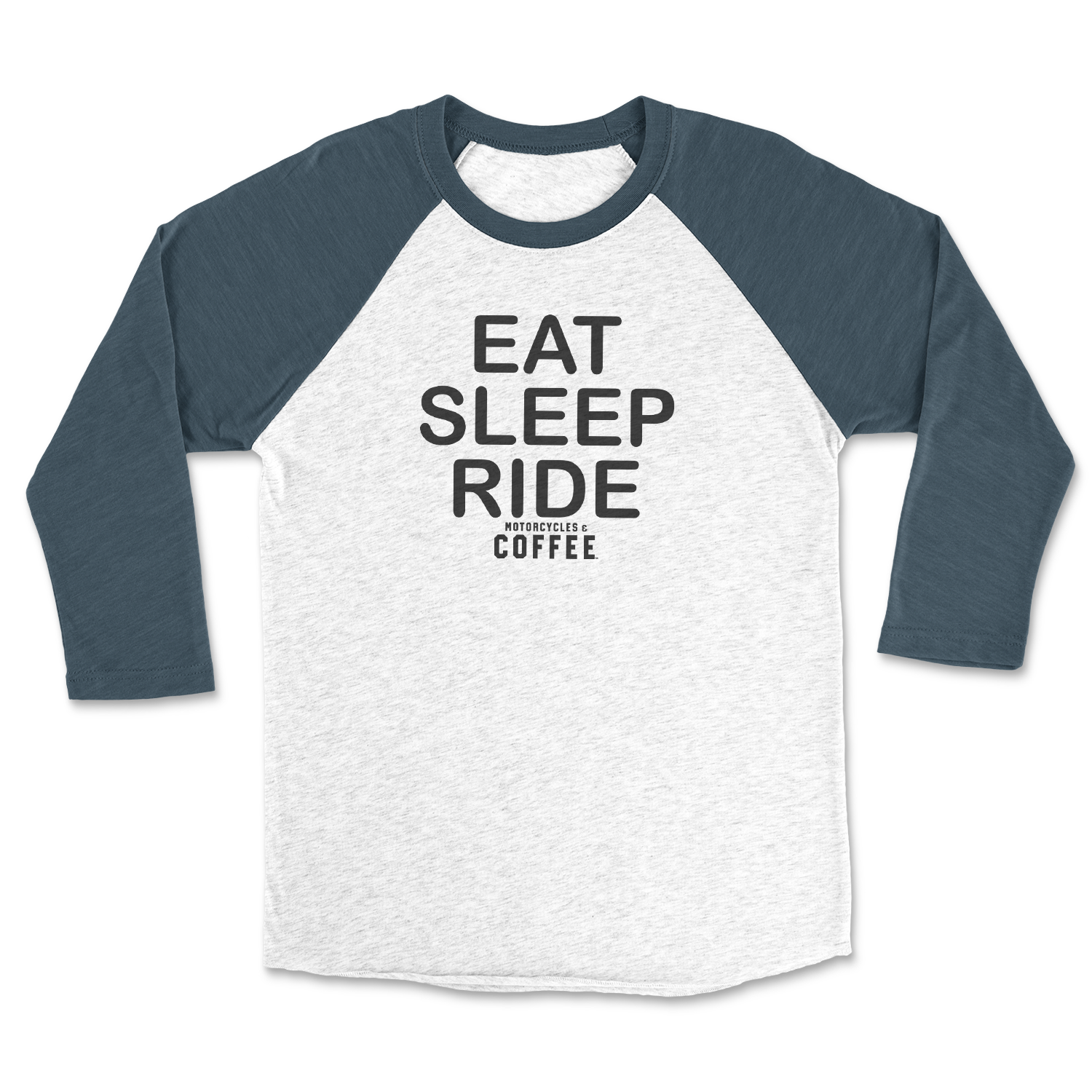 Eat Sleep Ride - Raglan 3/4 Shirt