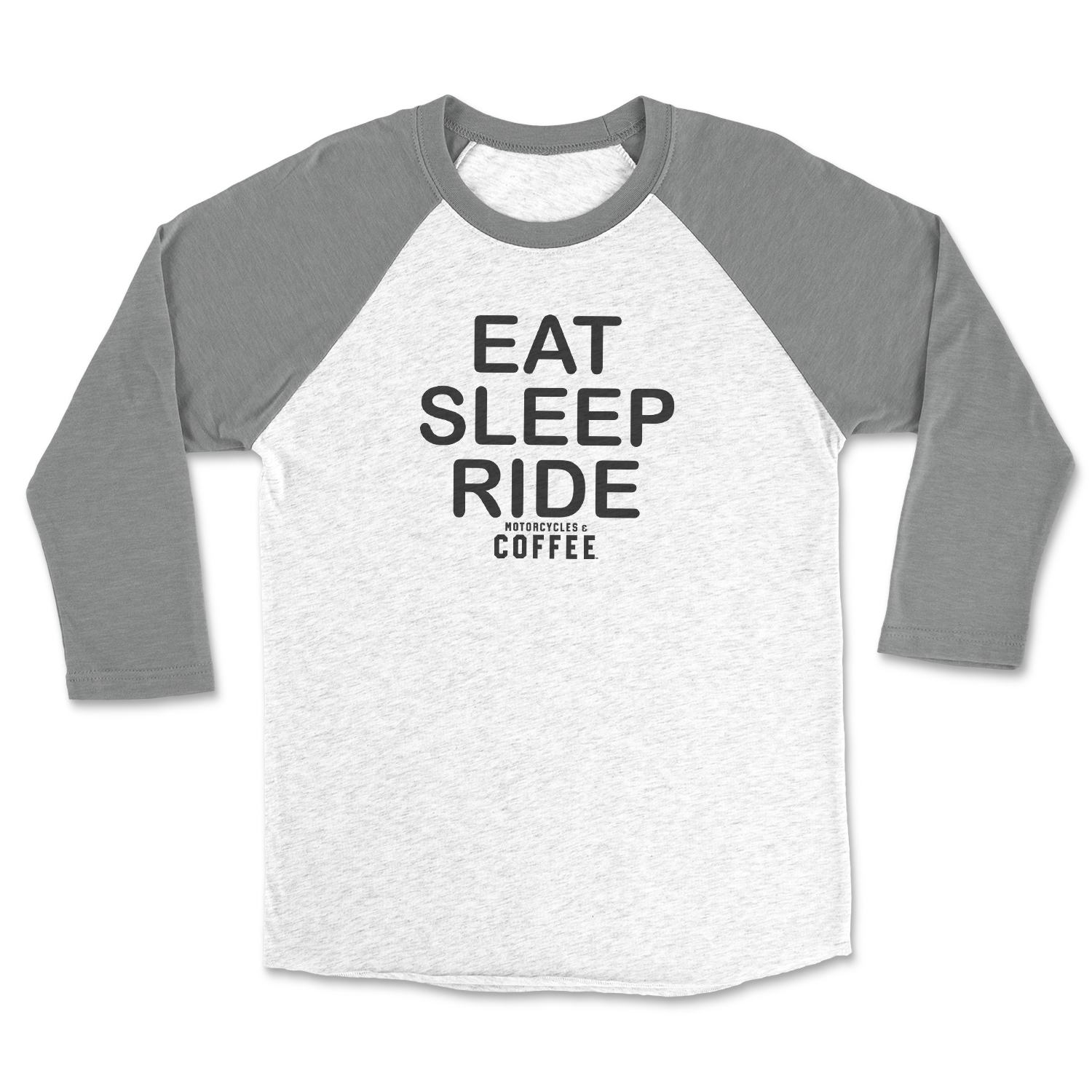 Eat Sleep Ride - Raglan 3/4 Shirt