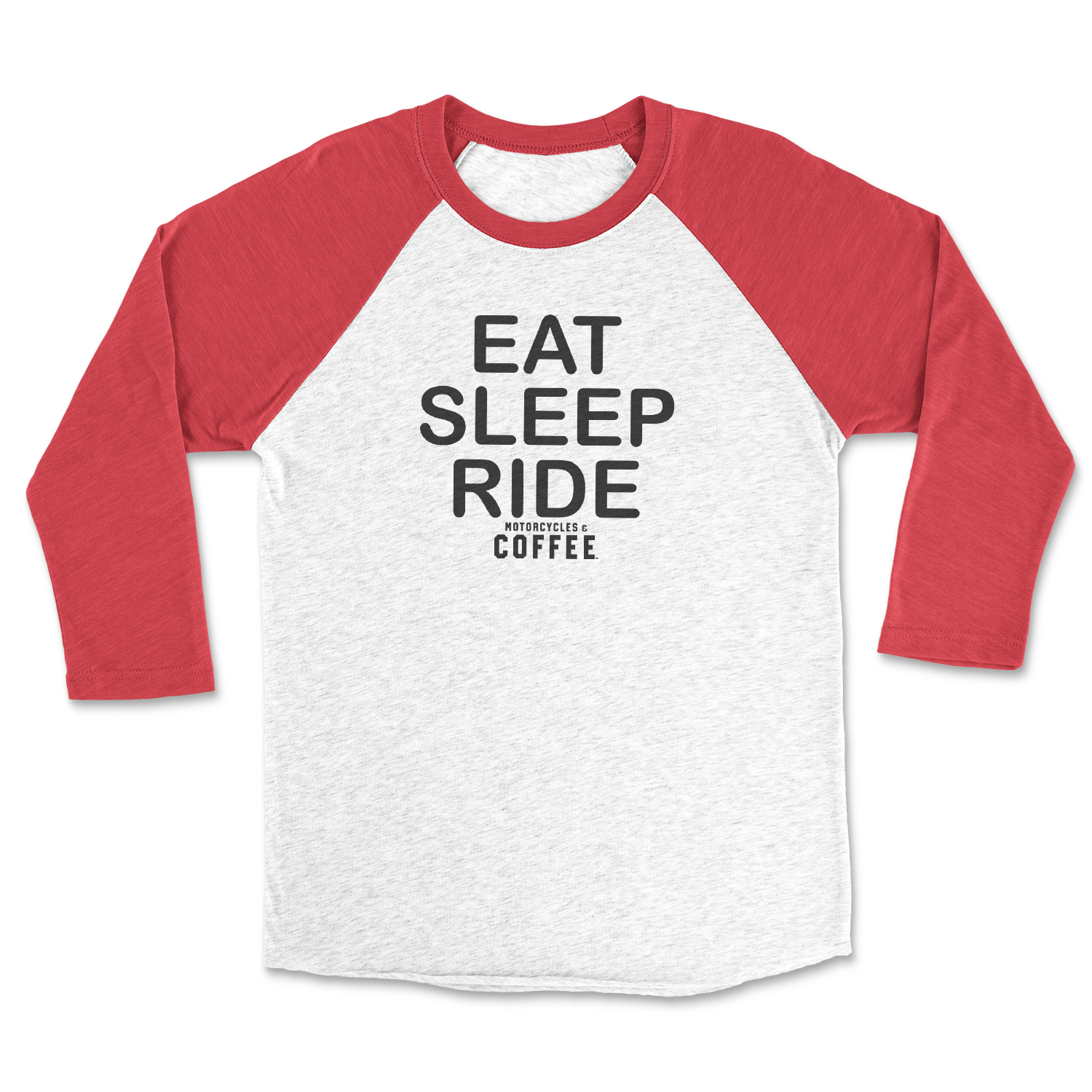 Eat Sleep Ride - Raglan 3/4 Shirt