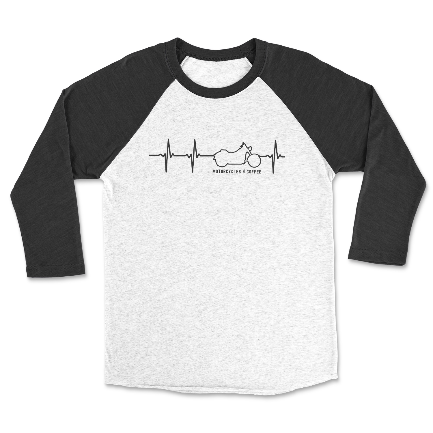 Heartbeat Moto - Raglan 3/4 Shirt
