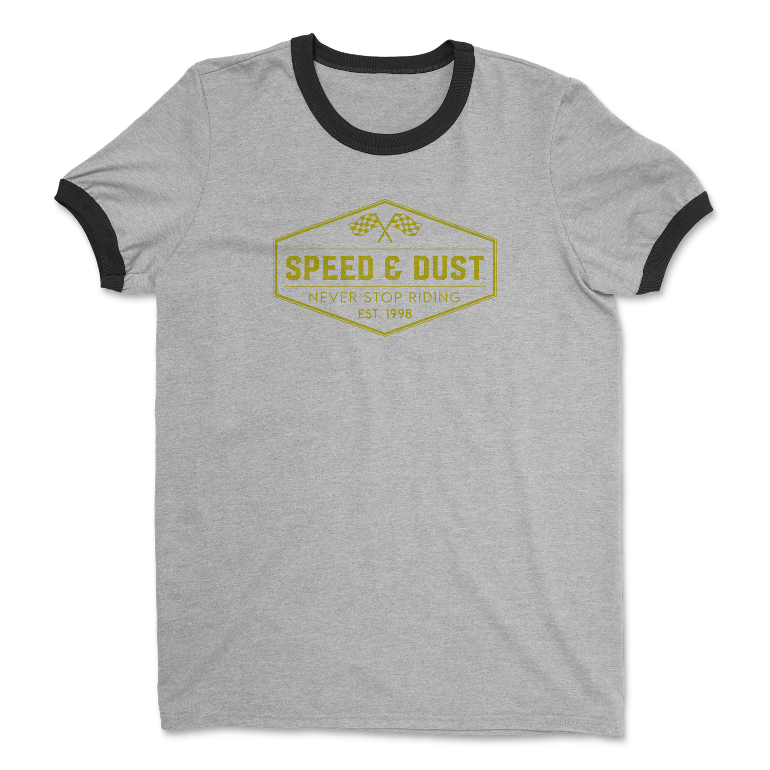Speed & Dust Retro - Ringer T-Shirt