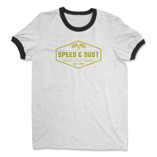 Speed & Dust Retro - Ringer T-Shirt
