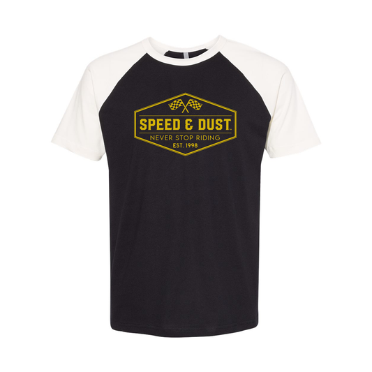 Speed & Dust Retro - Raglan T-Shirt