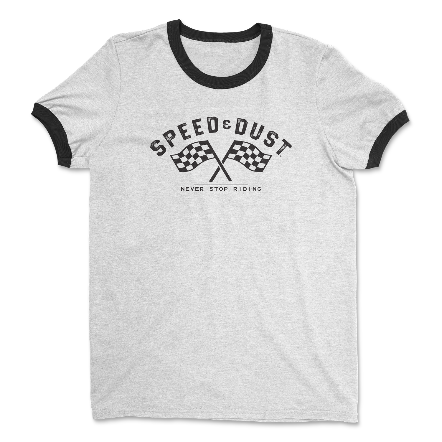 Speed & Dust NSR Flags - Ringer T-Shirt