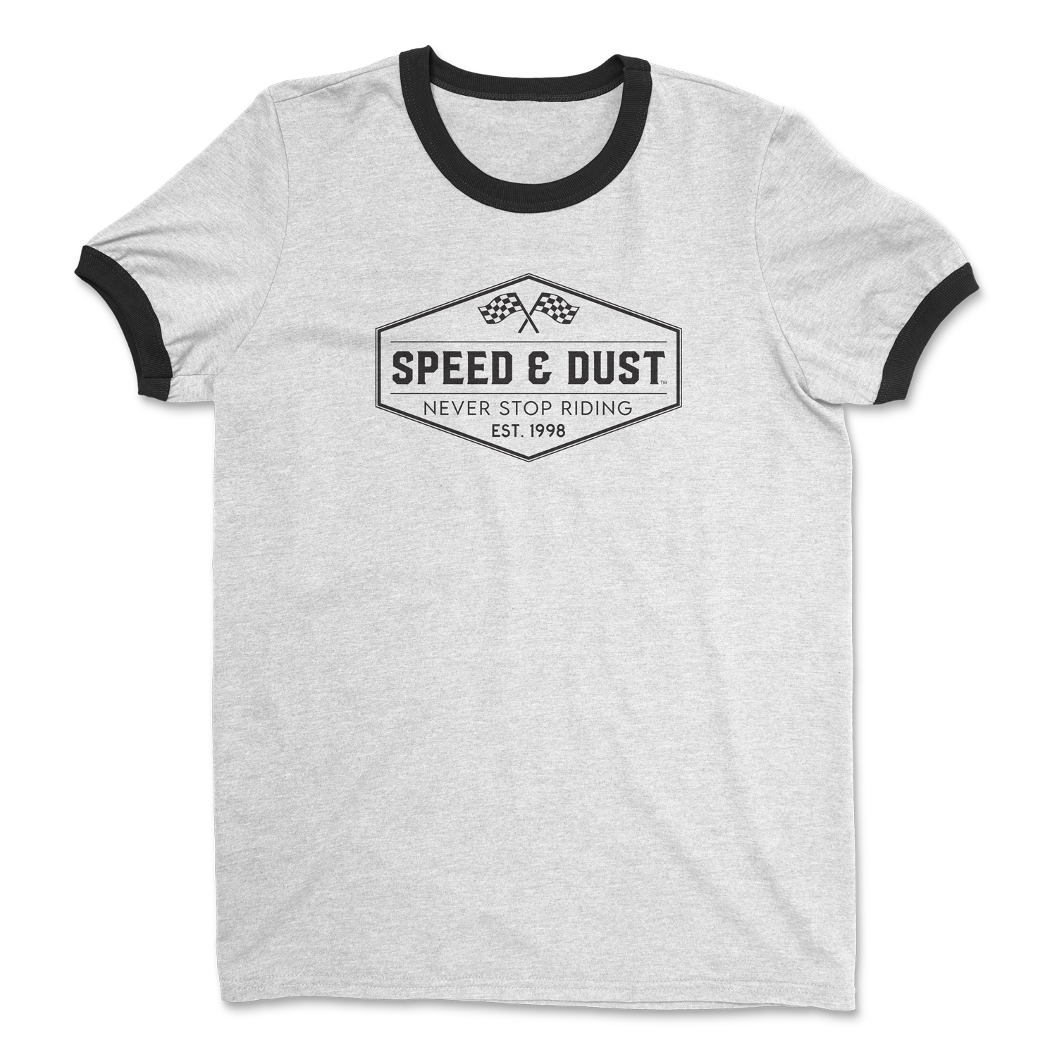 Speed & Dust Retro - Ringer T-Shirt