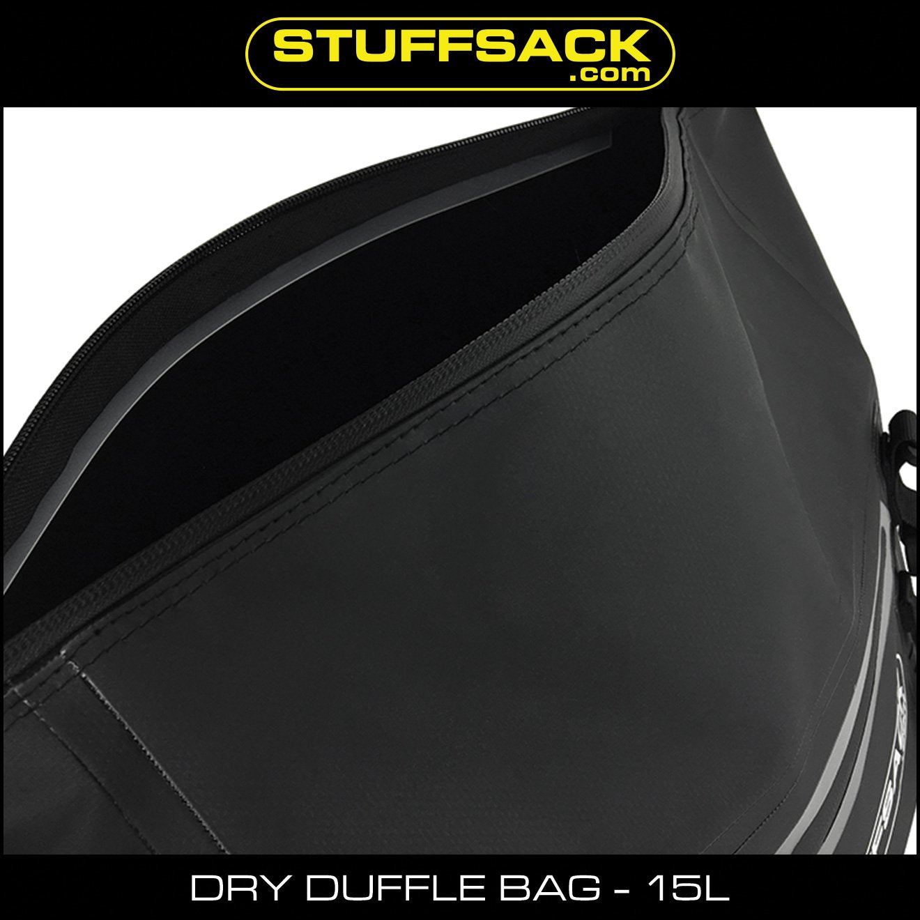 STUFFSACK Dry Duffle Bag - 15L Black