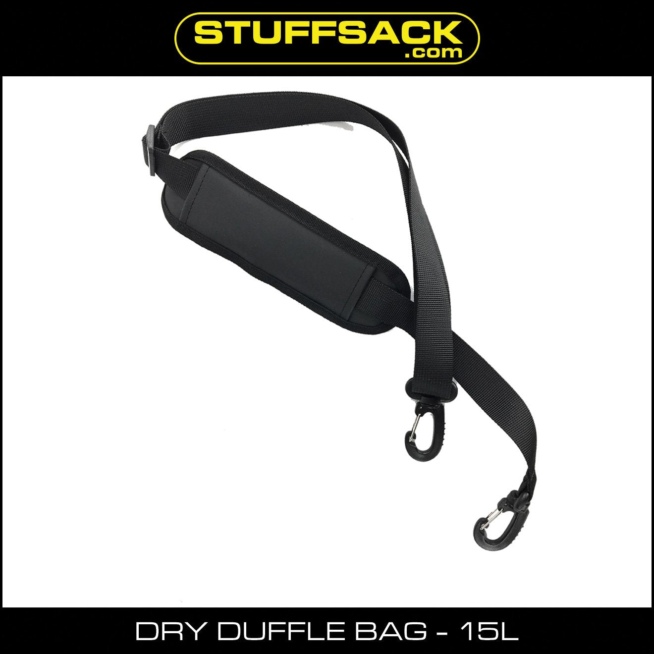 STUFFSACK Dry Duffle Bag - 15L Black