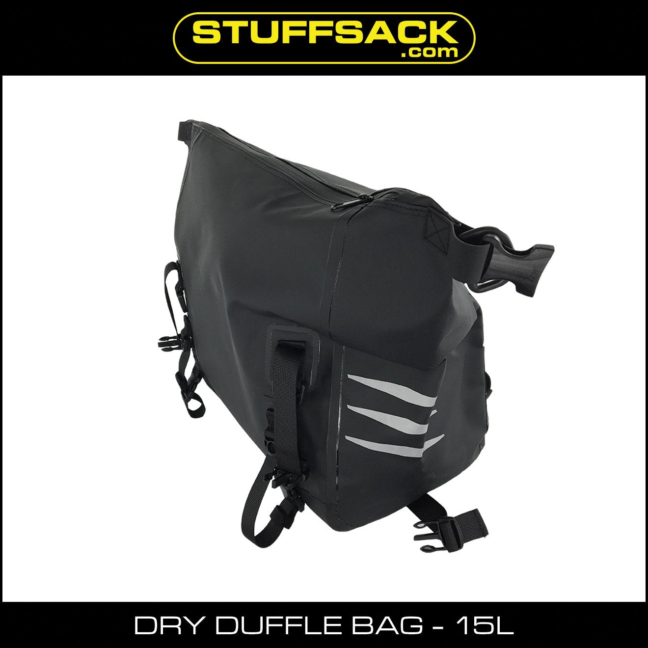 STUFFSACK Dry Duffle Bag - 15L Black