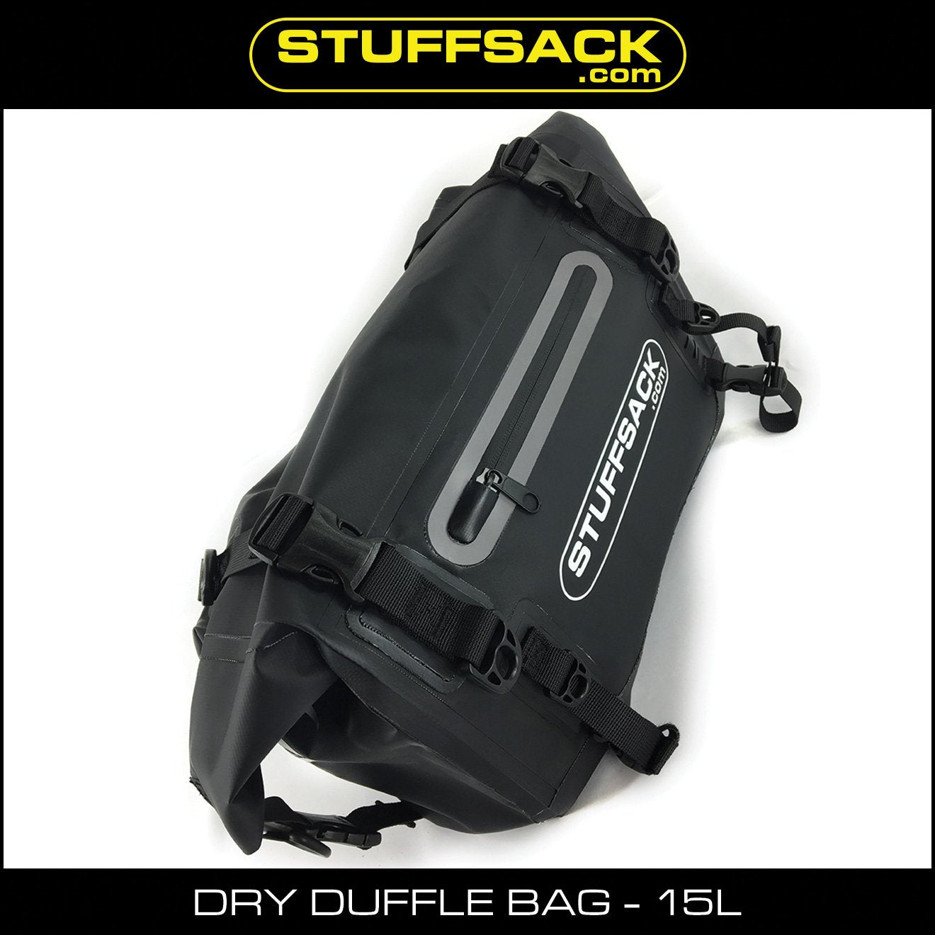 STUFFSACK Dry Duffle Bag - 15L Black