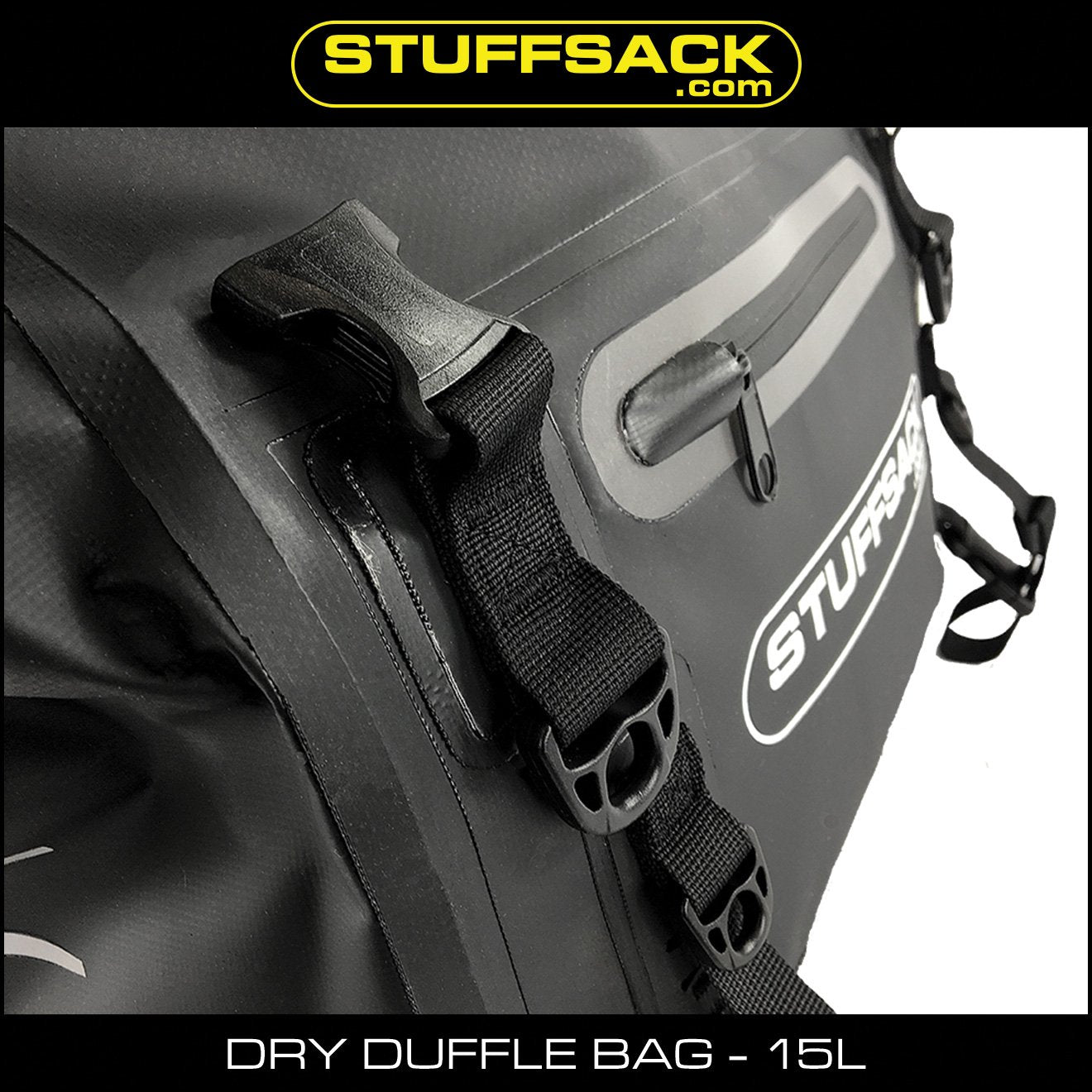 STUFFSACK Dry Duffle Bag - 15L Black