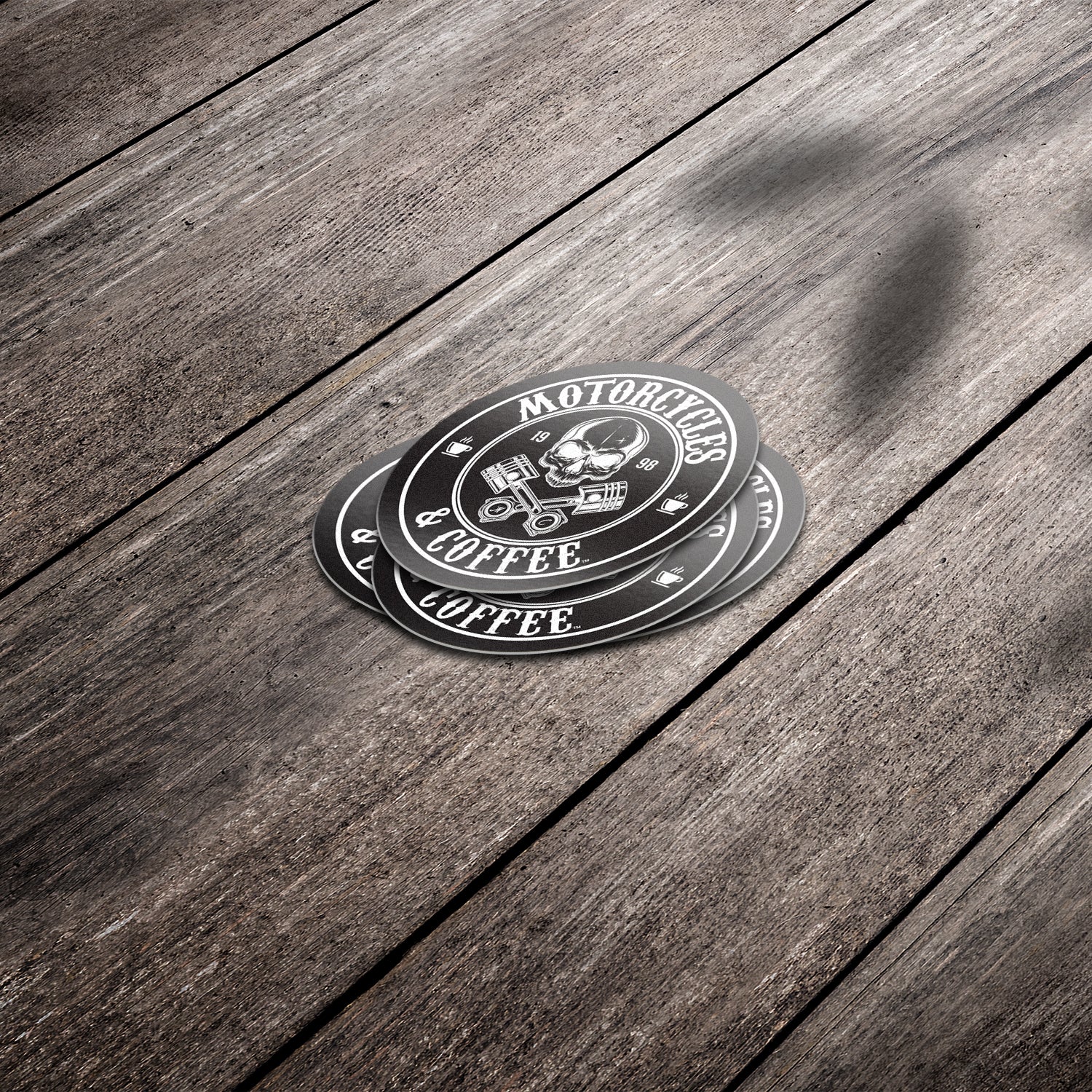 Piston Skull - Premium Stickers