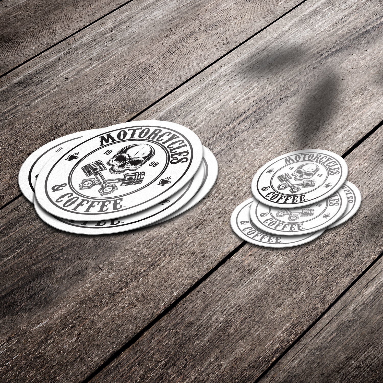 Piston Skull - Premium Stickers