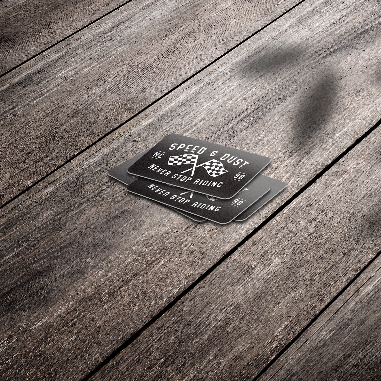 Speed & Dust Flags - Premium Stickers