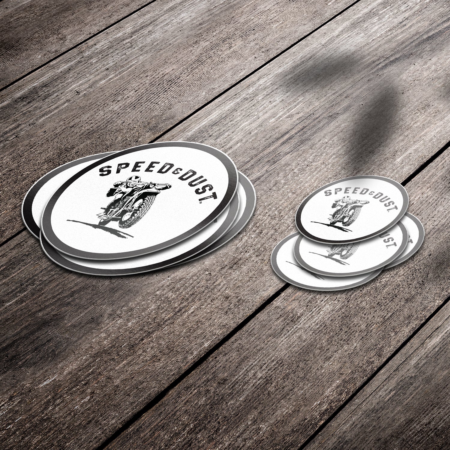Speed & Dust Moto - Premium Stickers