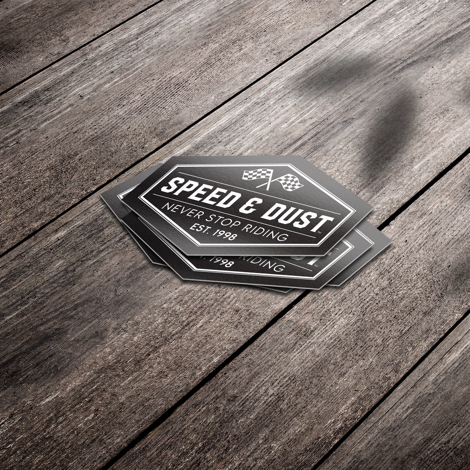 Speed & Dust Retro - Premium Stickers