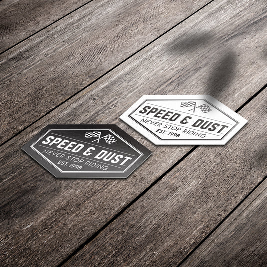Speed & Dust Retro - Premium Stickers