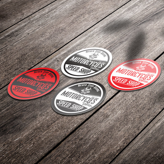 Speed Shop - Premium Stickers