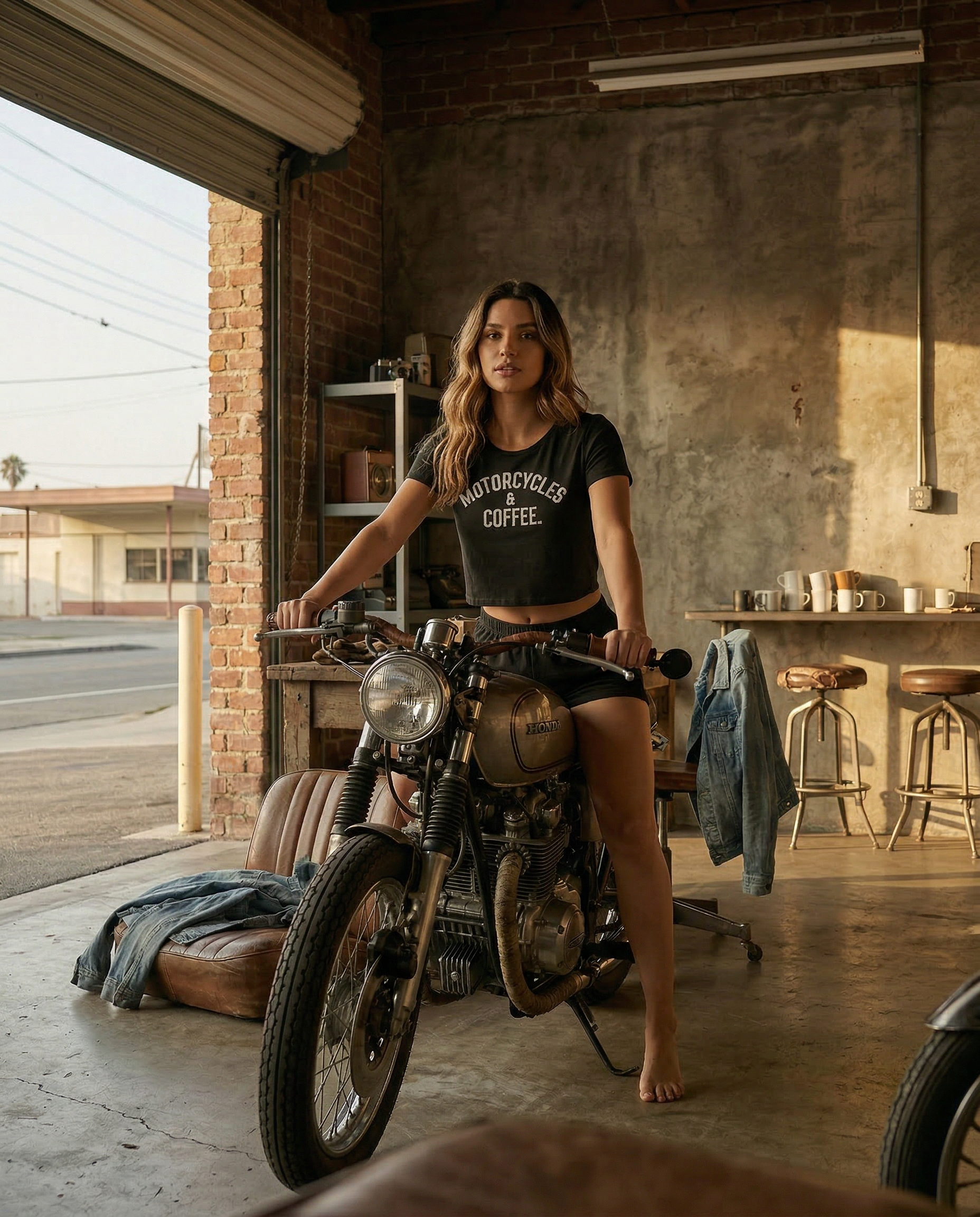 Cafe - Ladies Crop Top