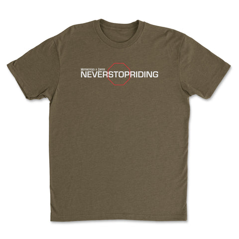 NeverStopRiding - Short Sleeve T-Shirt