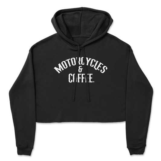 Cafe - Ladies Crop Hoodie