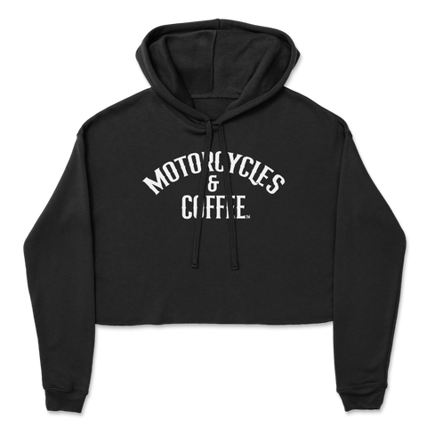 Cafe - Ladies Crop Hoodie