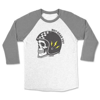 Not Dead Yet Cafe Moto - Raglan 3/4 Shirt