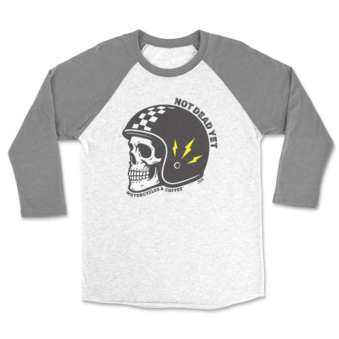 Not Dead Yet Cafe Moto - Raglan 3/4 Shirt