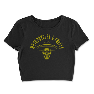 Whether you're cruising the coast or hitting a rally, this lady rider crop top brings breathable comfort and effortless biker style.