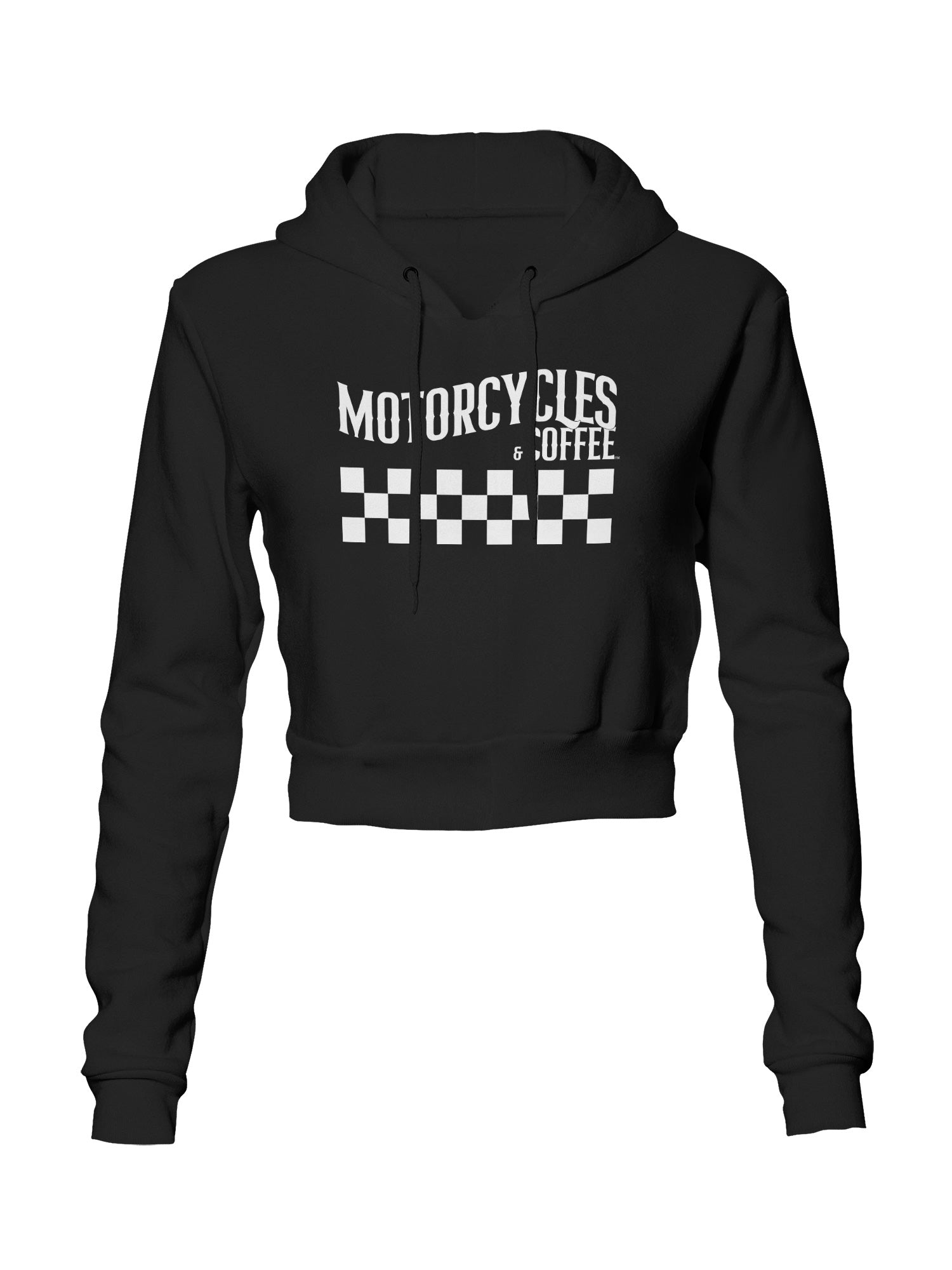 Checkers - Ladies Crop Hoodie