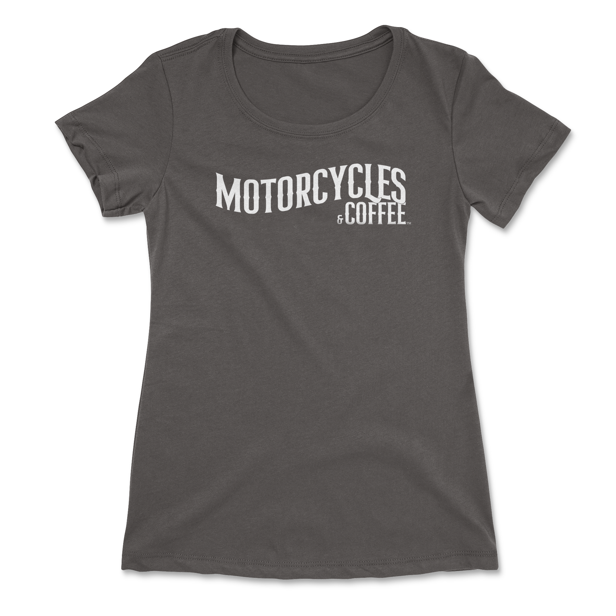 Motorcycles & Coffee Established - Ladies Ideal T-Shirt