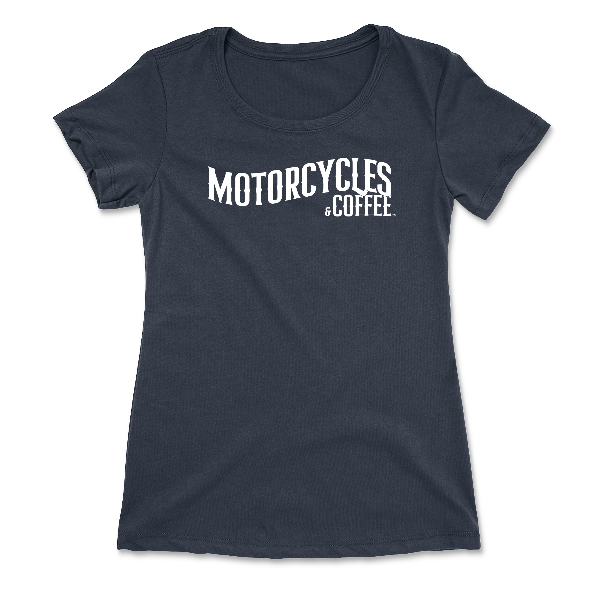 Motorcycles & Coffee Established - Ladies Ideal T-Shirt