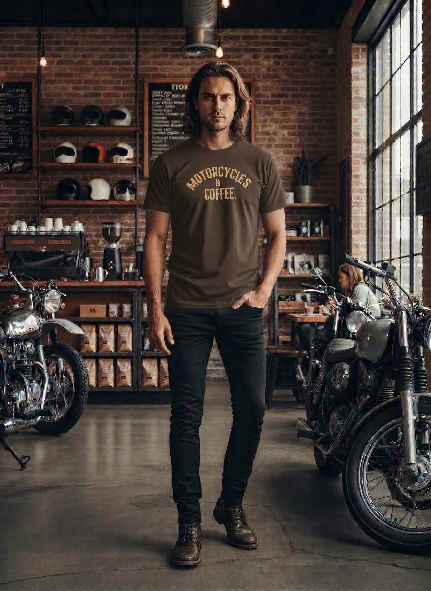 Motorcycles & Coffee Gold Series: T-Shirt