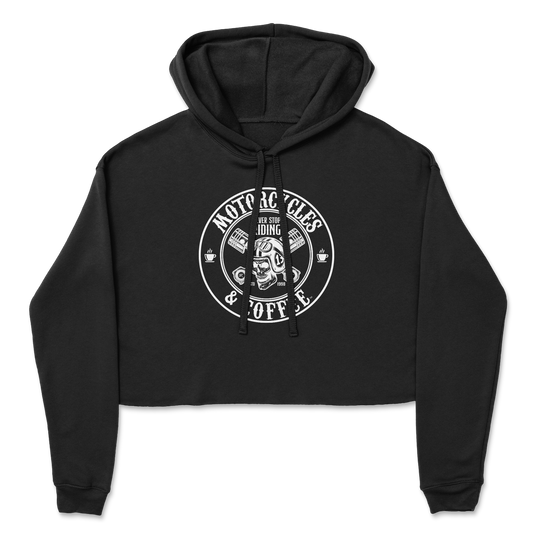 Lucky Skull - Ladies Crop Hoodie