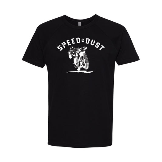 Speed & Dust Moto Man - Raglan T-Shirt