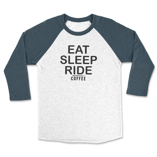 Eat Sleep Ride - Raglan 3/4 Shirt