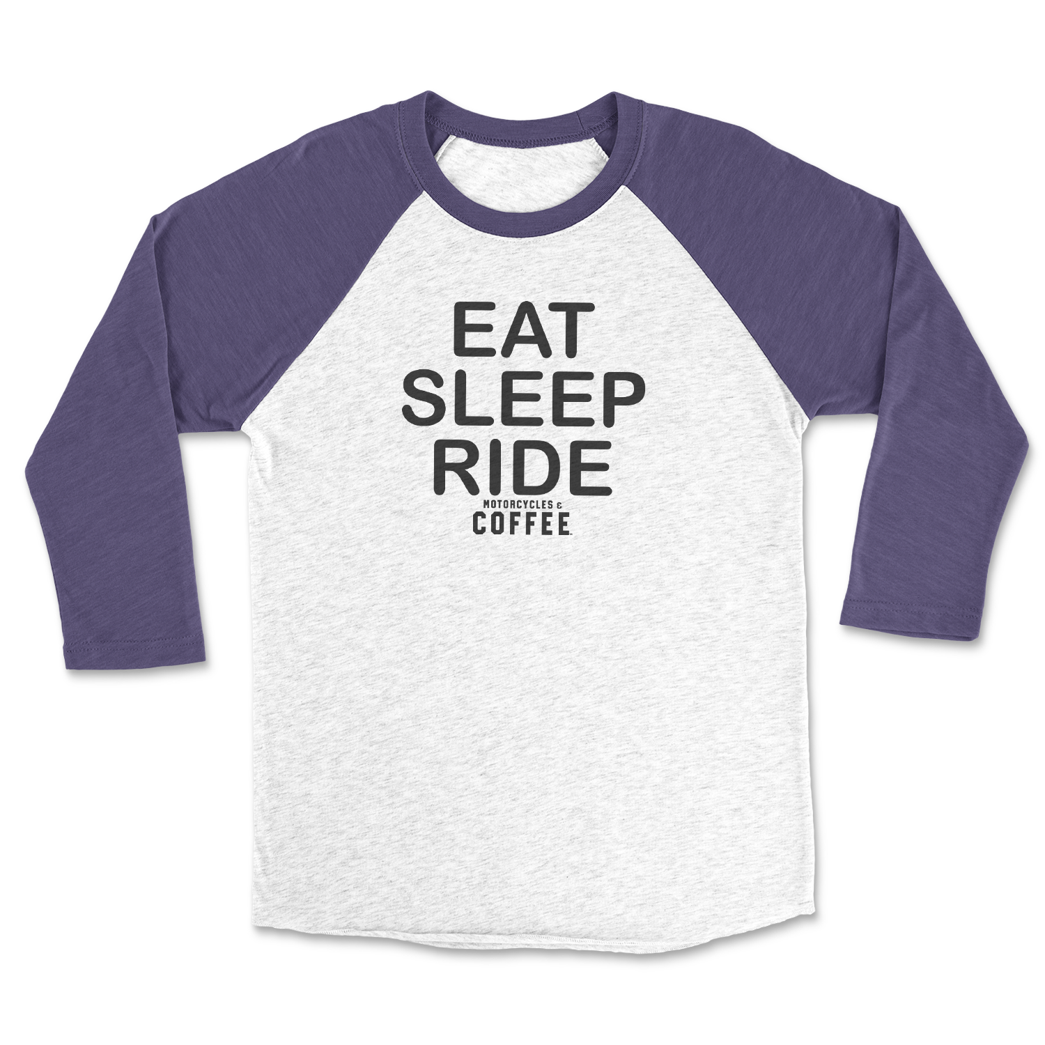 Eat Sleep Ride - Raglan 3/4 Shirt