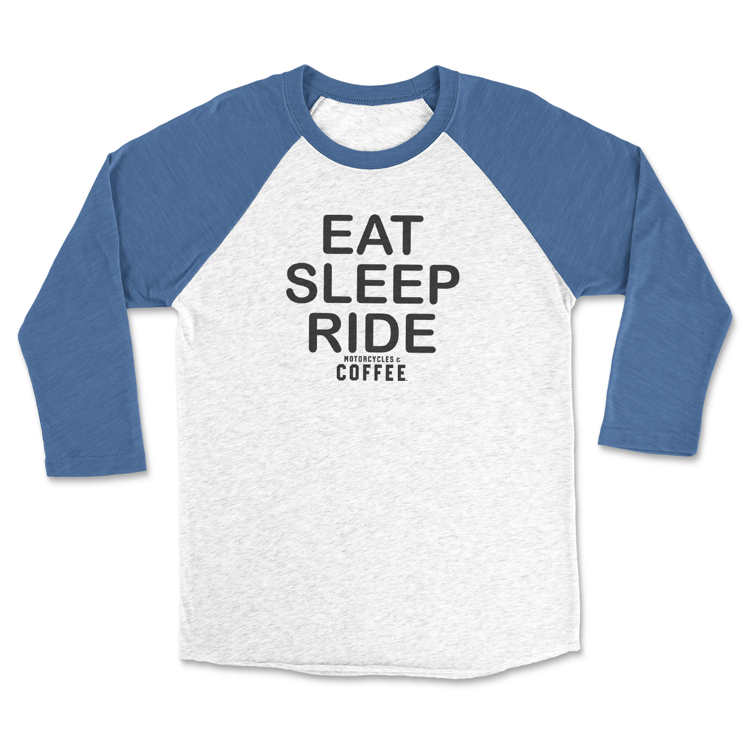 Eat Sleep Ride - Raglan 3/4 Shirt