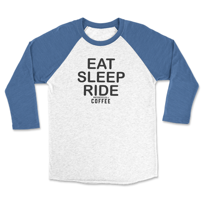 Eat Sleep Ride - Raglan 3/4 Shirt