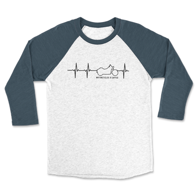 Heartbeat Moto - Raglan 3/4 Shirt