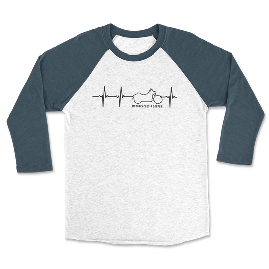 Heartbeat Moto - Raglan 3/4 Shirt