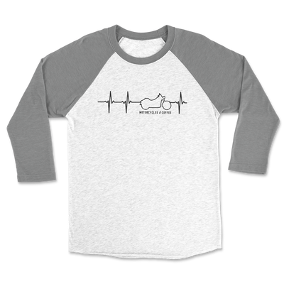 Heartbeat Moto - Raglan 3/4 Shirt