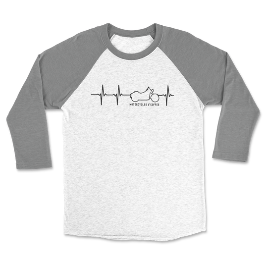 Heartbeat Moto - Raglan 3/4 Shirt