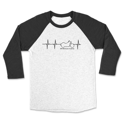 Heartbeat Moto - Raglan 3/4 Shirt