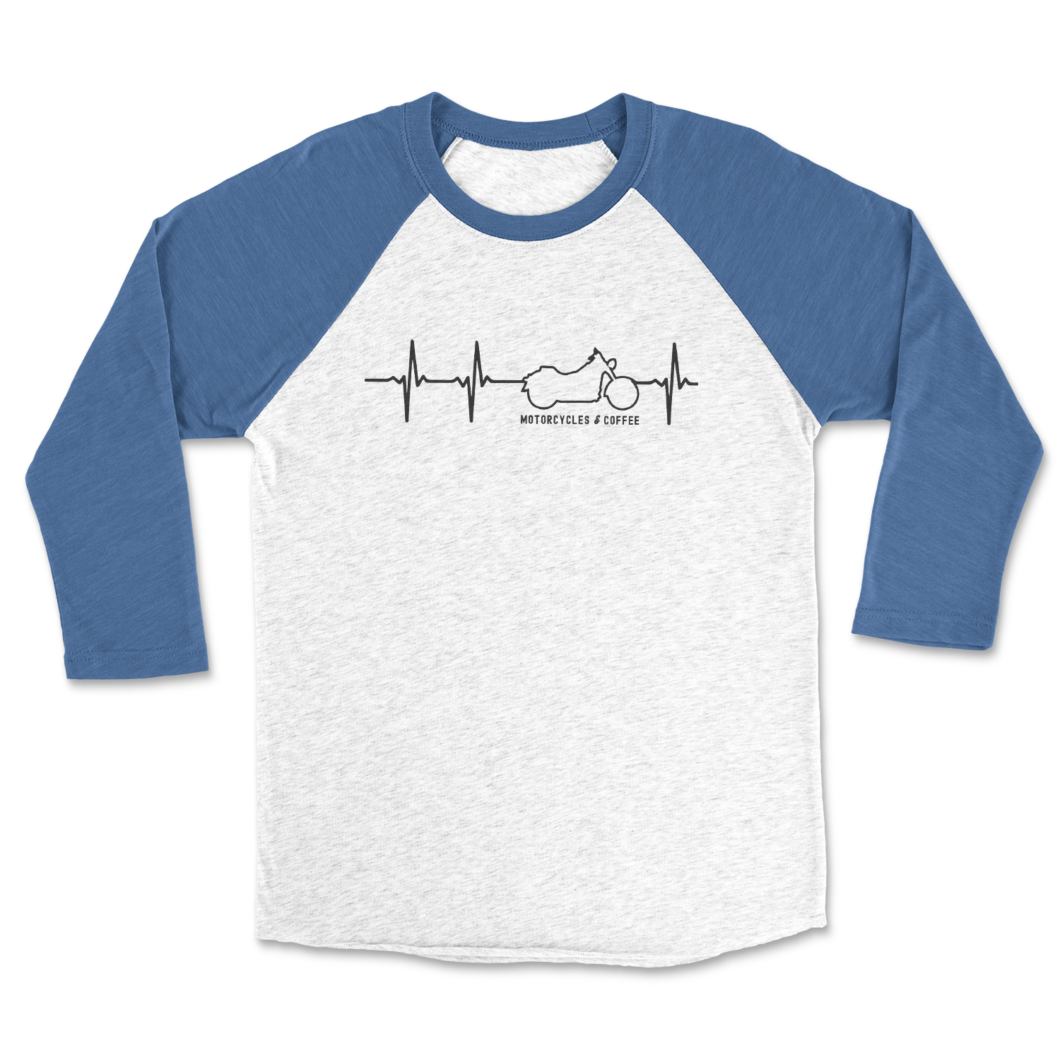 Heartbeat Moto - Raglan 3/4 Shirt