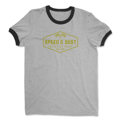 Speed & Dust Retro - Ringer T-Shirt